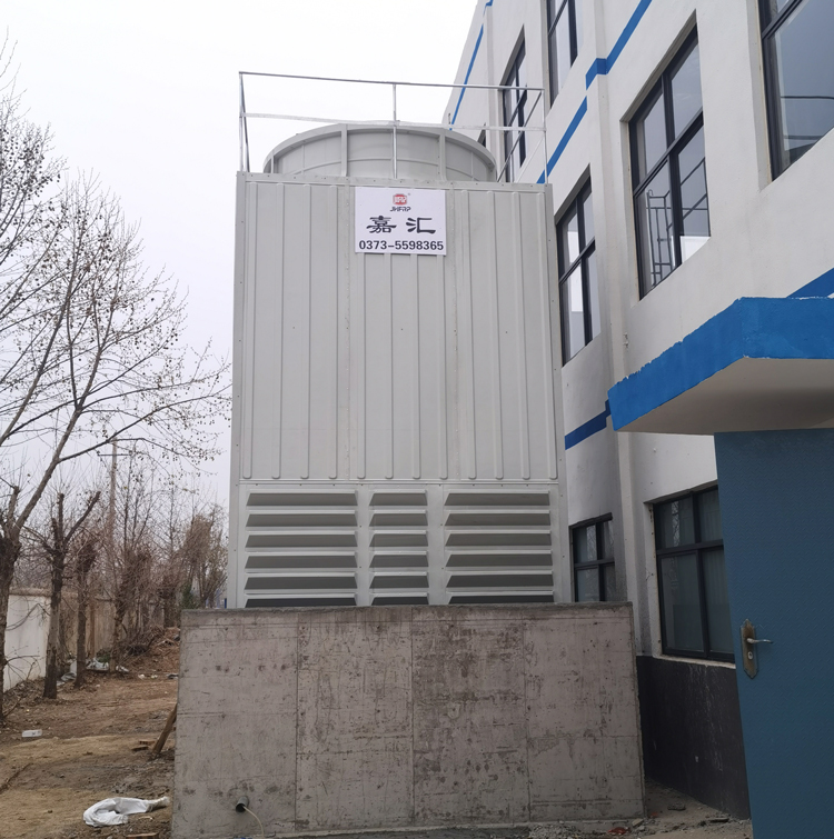 周口泰康無(wú)填料噴霧式玻璃鋼冷卻塔150T